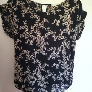 Women's black blouse, size S